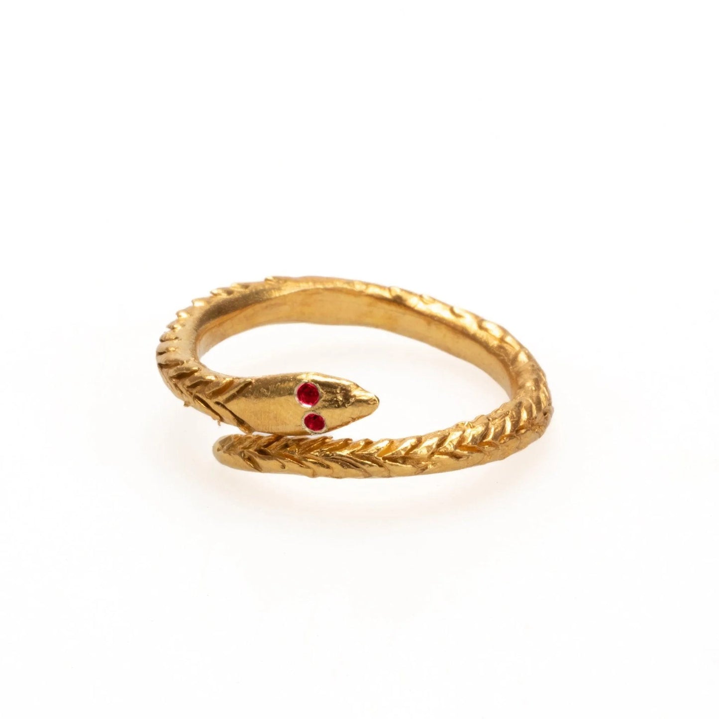 18k Gold Snake Ring