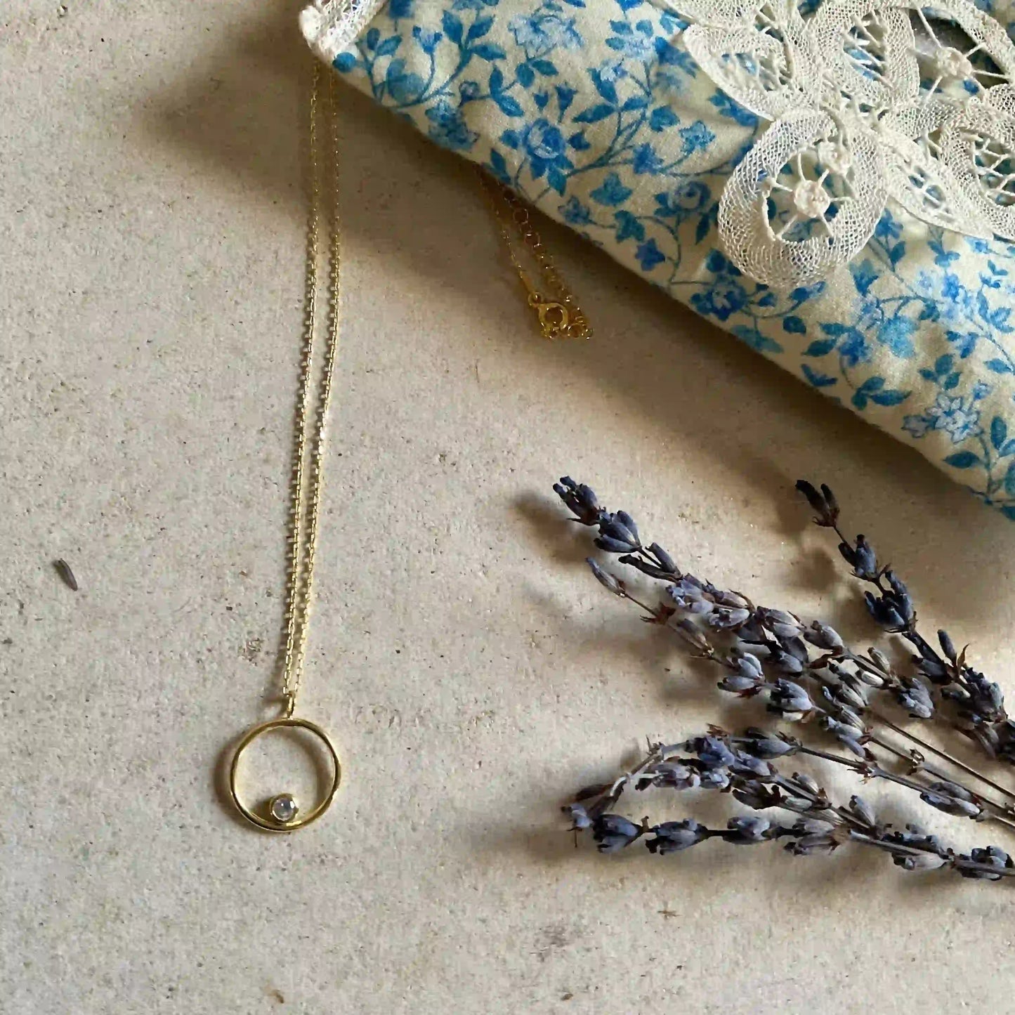 Gold Circle Necklace