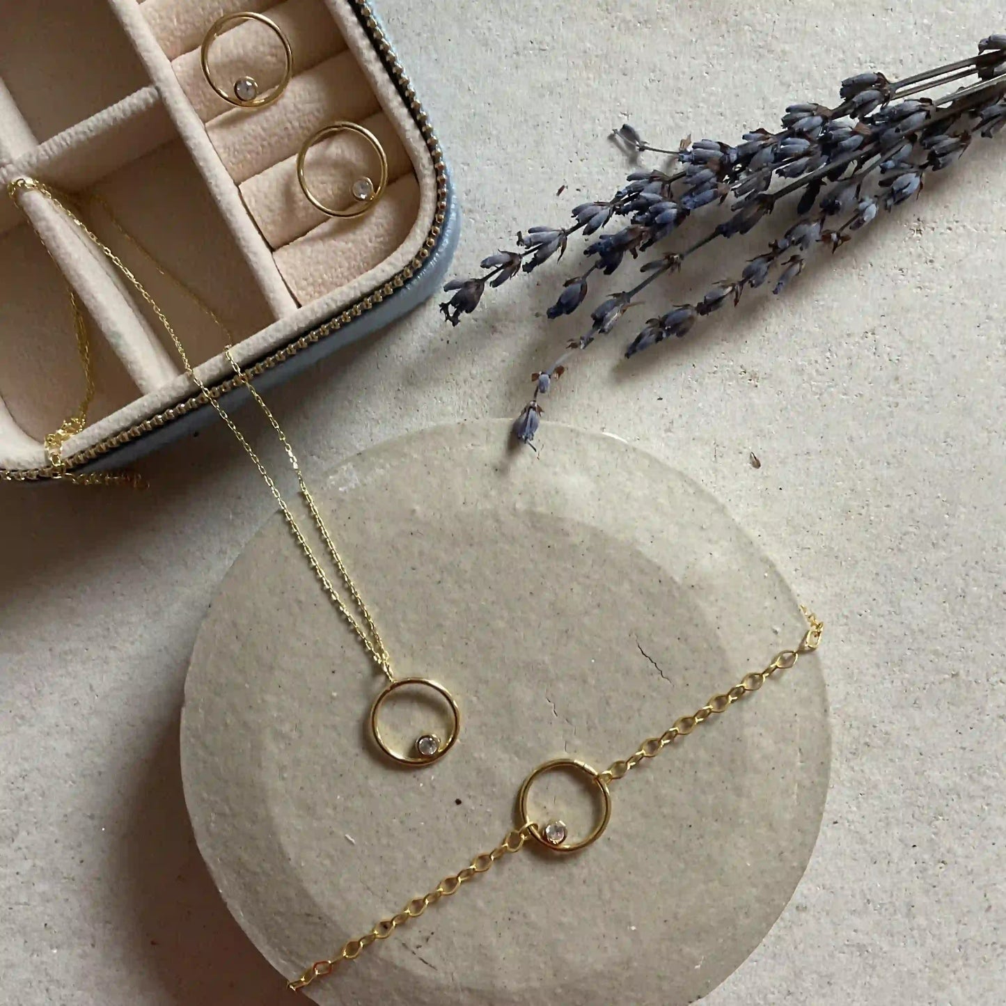 Gold Circle Necklace
