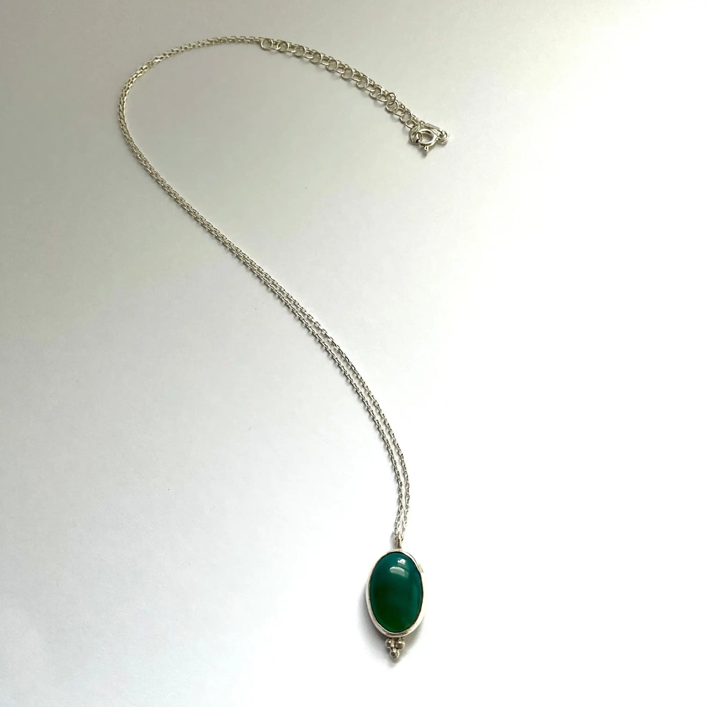 Necklace with Green Agate