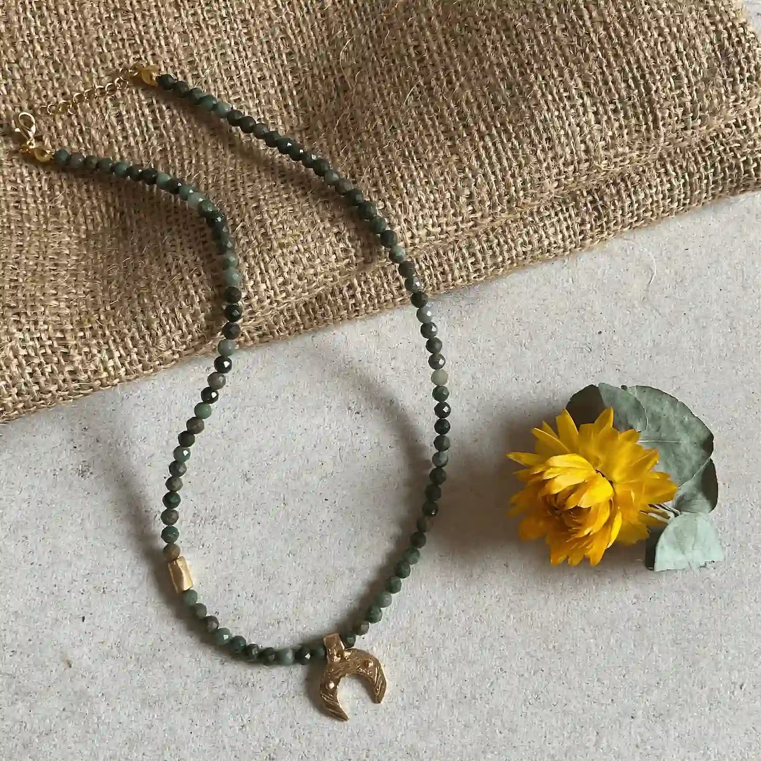 Turquoise Beaded Celtic Necklace