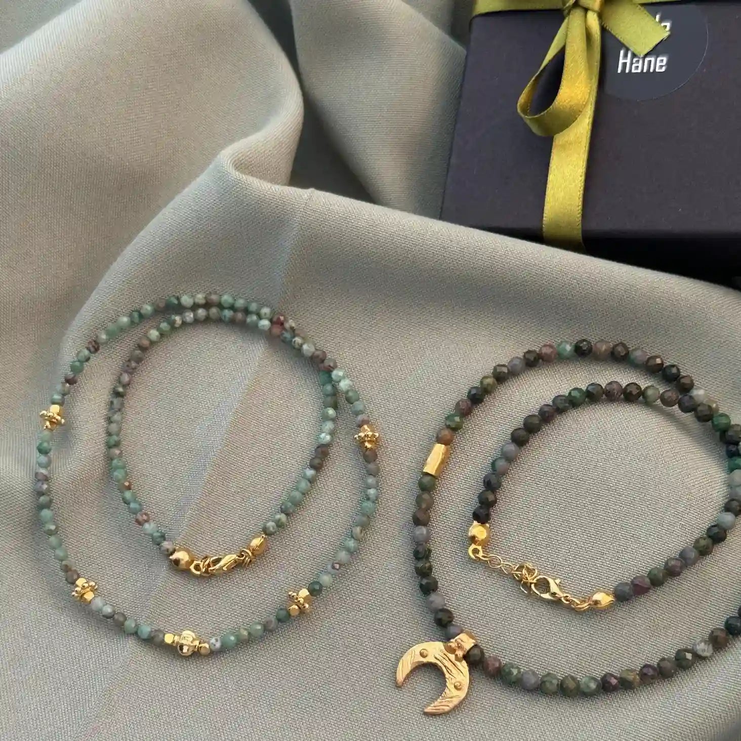 Turquoise Beaded Celtic Necklace