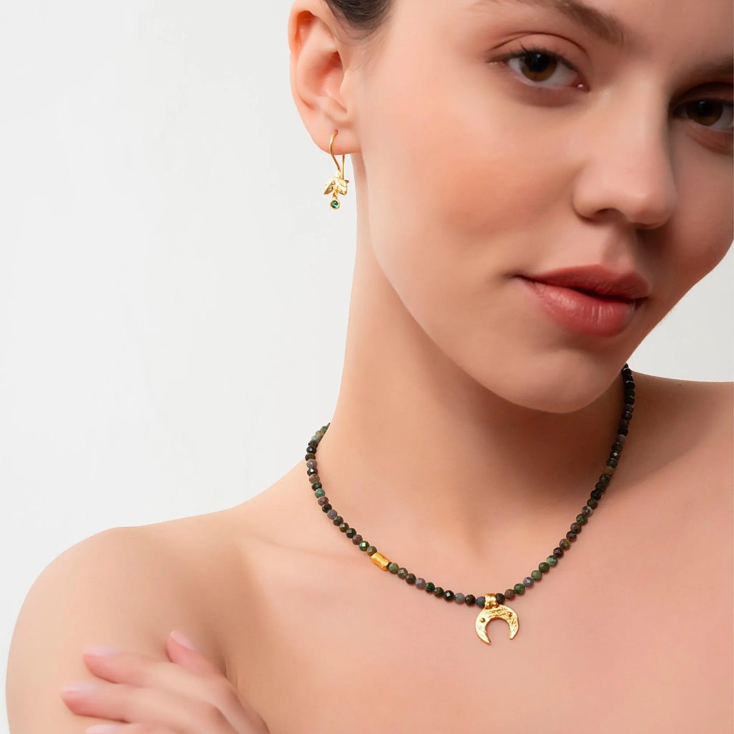 Turquoise Beaded Celtic Necklace