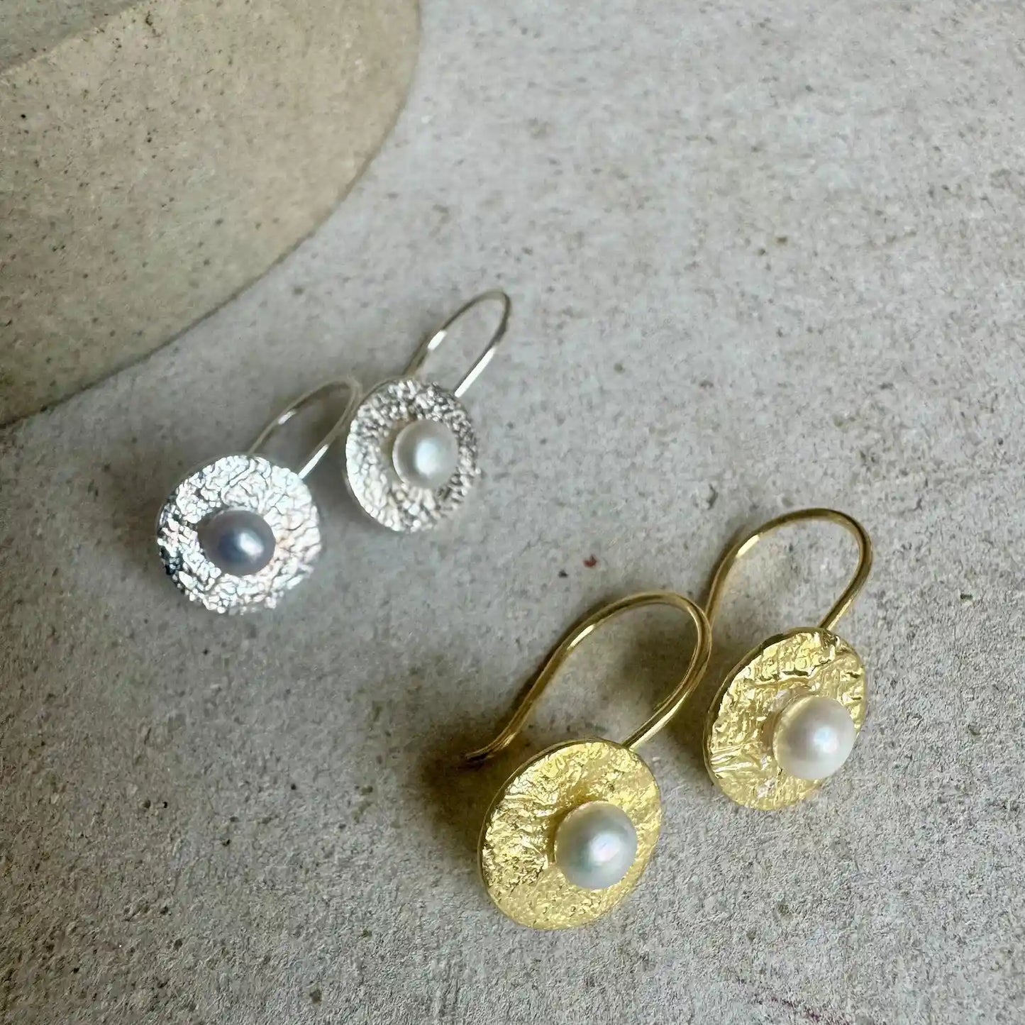 Drop Pearl Earrings