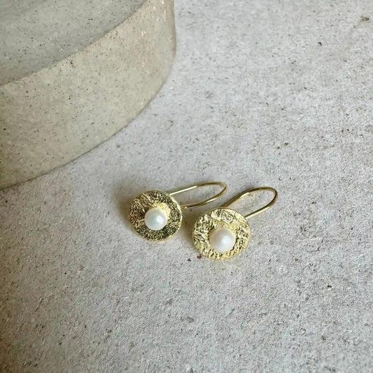 Drop Pearl Earrings