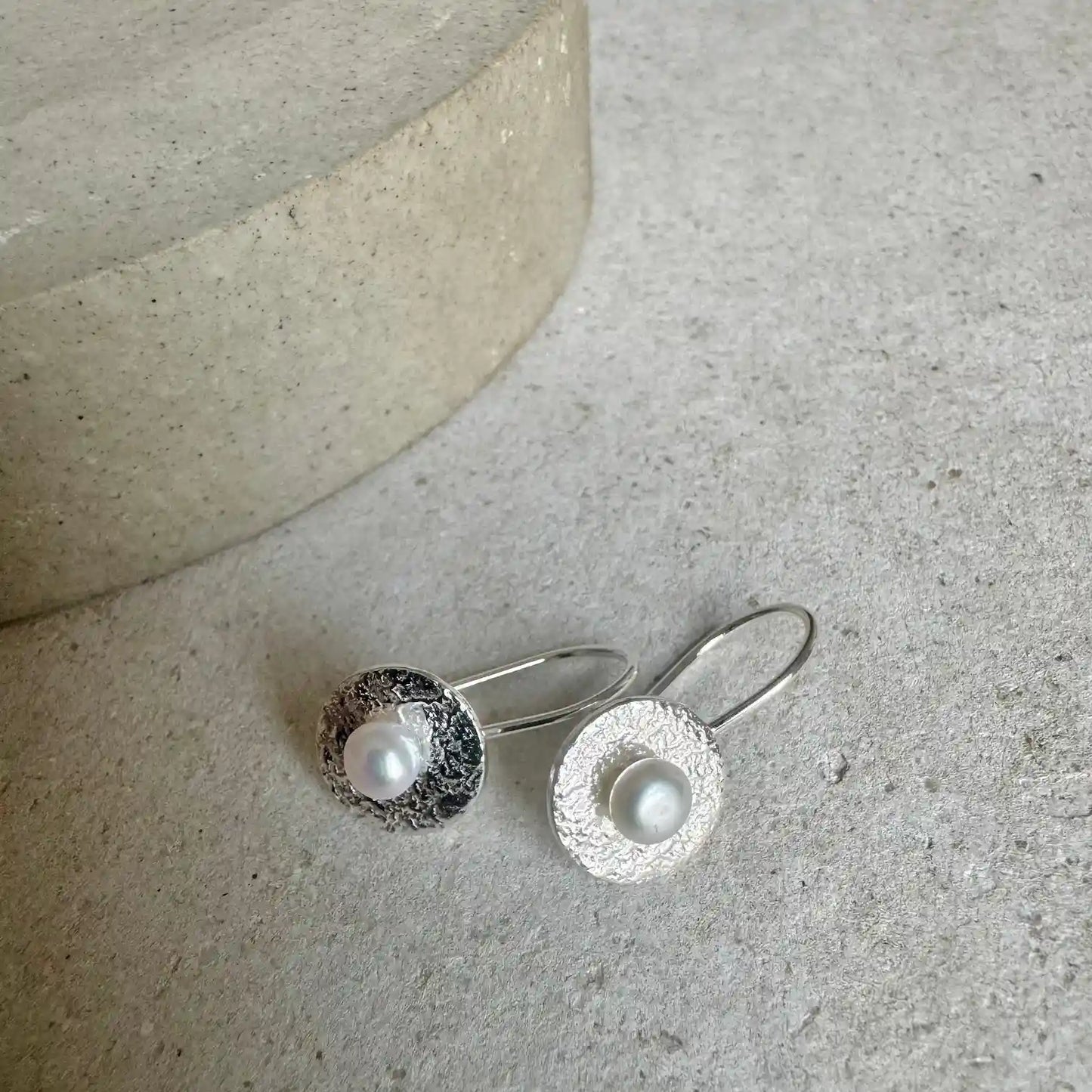 Drop Pearl Earrings