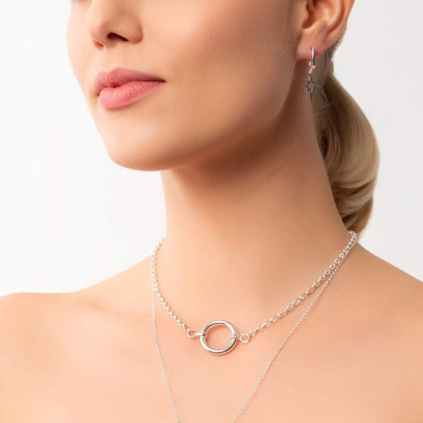 North Star Dangle Earrings