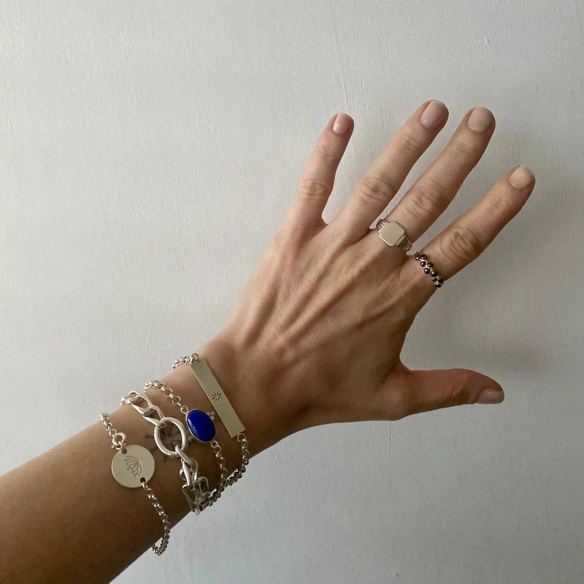 Silver North Star Bracelet