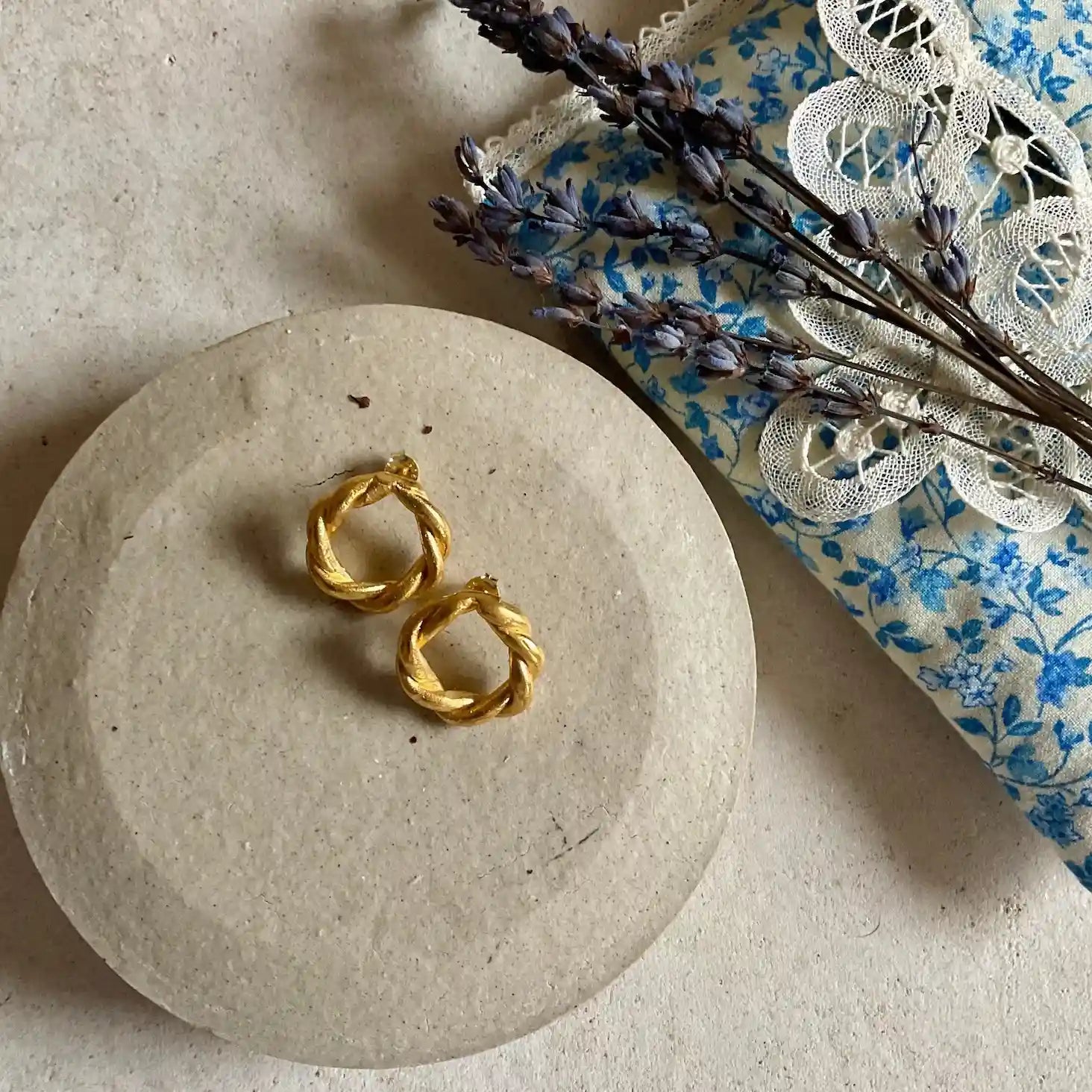 Twist Earrings, Stud Earrings
