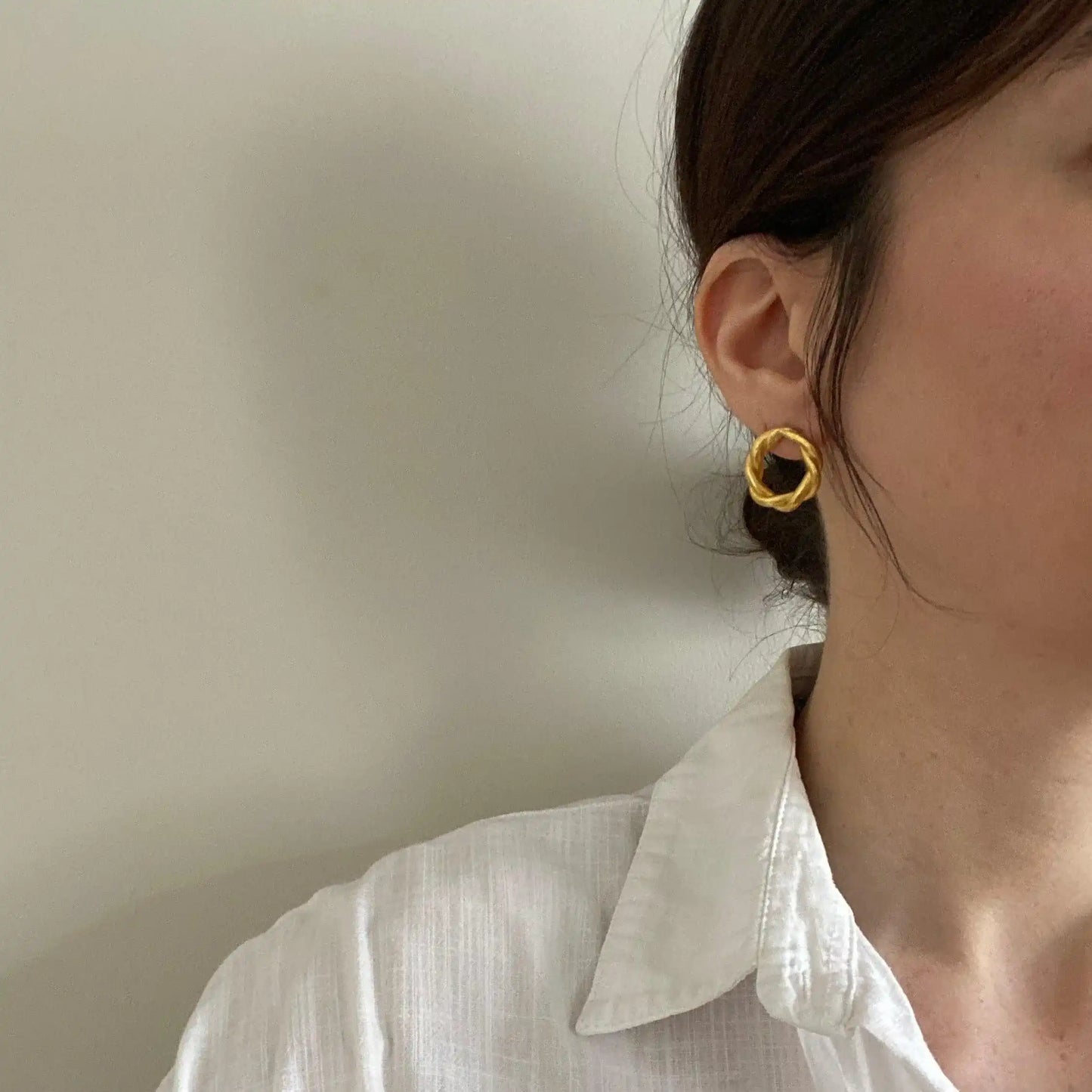 Twist Earrings, Stud Earrings