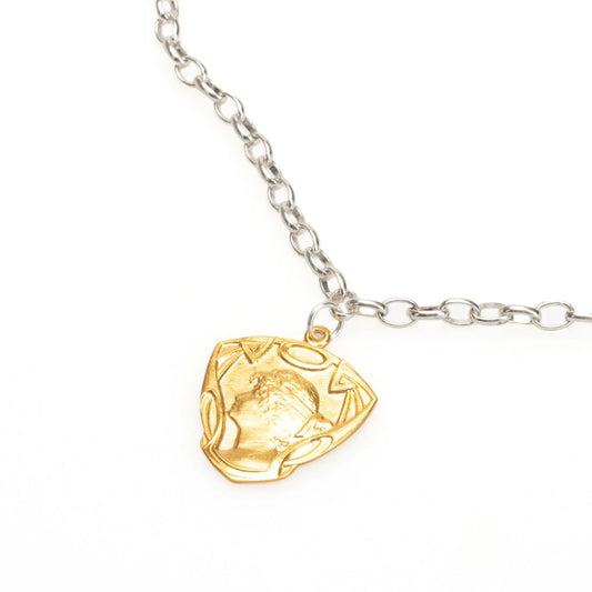  Lady Portrait Locket Necklace