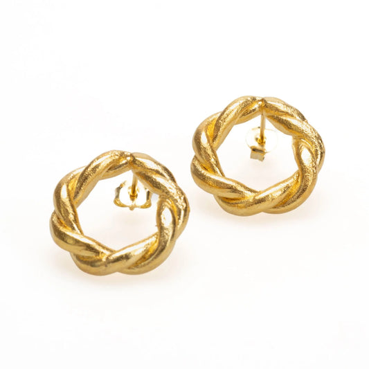 Twist Earrings, Stud Earrings