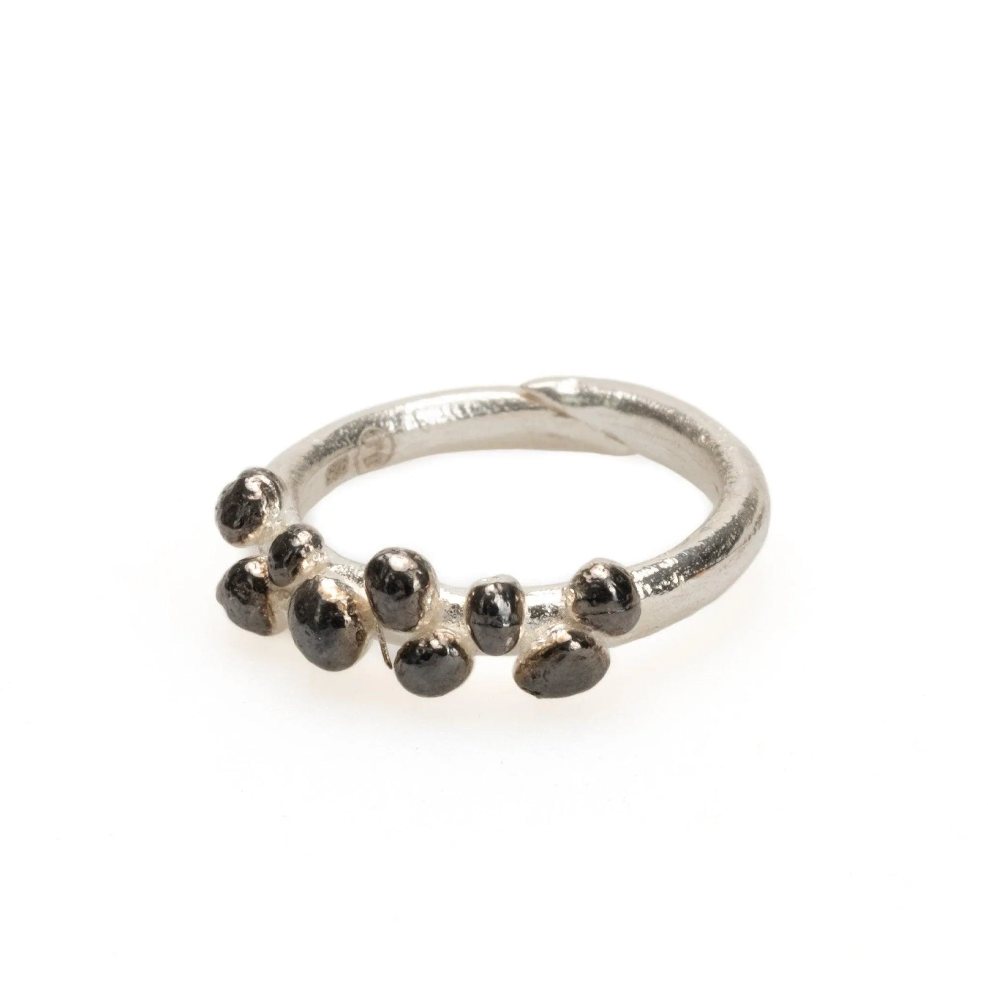 Silver Orbs Ring